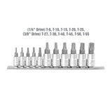 OEMTOOLS 22973 11 Piece Tamper-Proof Star Plus Bit Socket Set Additional Image 2