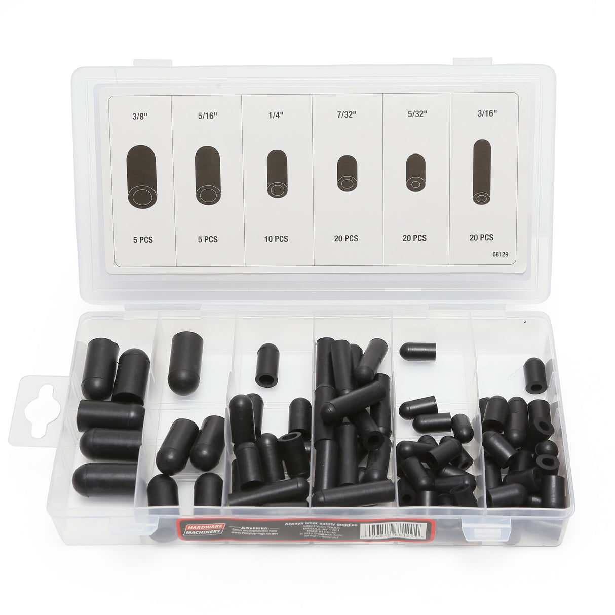 Hardware Machinery® 80 Piece Vacuum Cap Assortment Additional Image 2