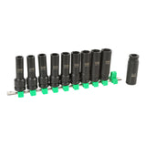 OEMTOOLS 25592 10 Piece 1/2 Inch Deep Impact Socket Set - Metric Additional Image 3