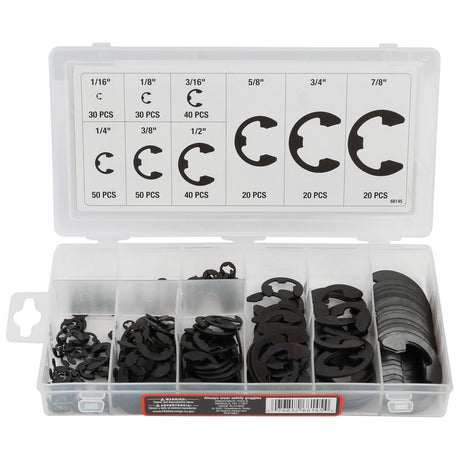 Hardware Machinery® 68145 300 Piece E-Clip Assortment Additional Image 2