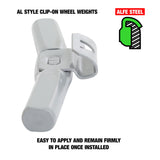 OEMTOOLS 23289 2.75 Oz. AL Style Steel Wheel Weigh t - 1 Box of 25 Additional Image 2