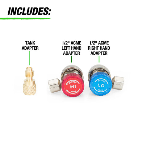 OEMTOOLS 24561 Conversion Coupler Set R134a to HFO-1234yf Additional Image 3