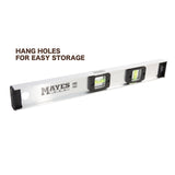 Mayes 10110 Aluminum I-Beam Level (18 Inch) Additional Image 4