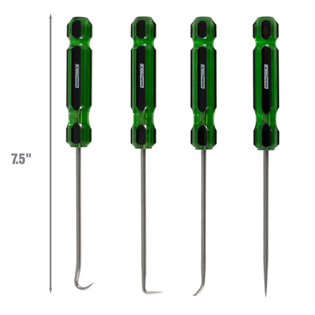 OEMTOOLS 26546 4 Pc Hook and Pick Set w/ Acetate Handle Additional Image 1