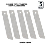 GreatNeck 5BLBK Snap-Off Blade 5 Piece Set (18 mm) Additional Image 2