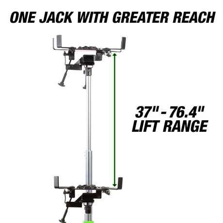 OEMTOOLS 24790 1,100 Lb. 2 Stage Telescoping Transmission Jack Additional Image 4