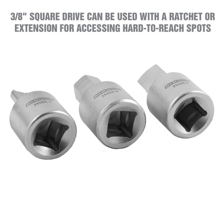 OEMTOOLS 25098 Plastic Oil Drain Plug Removal Set Additional Image 4