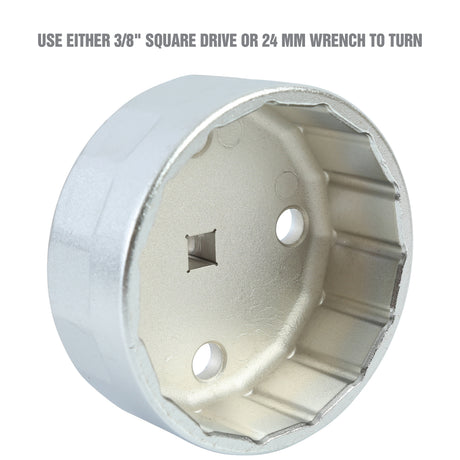OEMTOOLS 87136 88.8 mm 15 Flute Oil Filter Cap Wrench Additional Image 3
