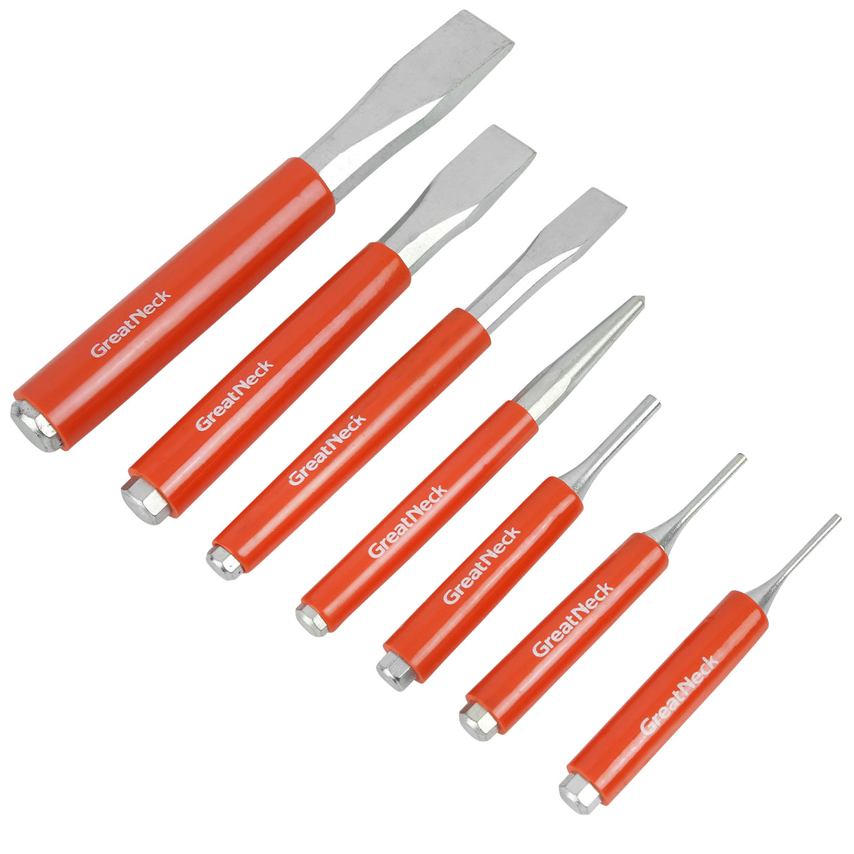 GreatNeck 907EV Cold Chisel and Punch Set (7 Piece) Main Image