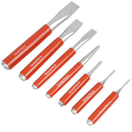 GreatNeck 907EV Cold Chisel and Punch Set (7 Piece) Main Image