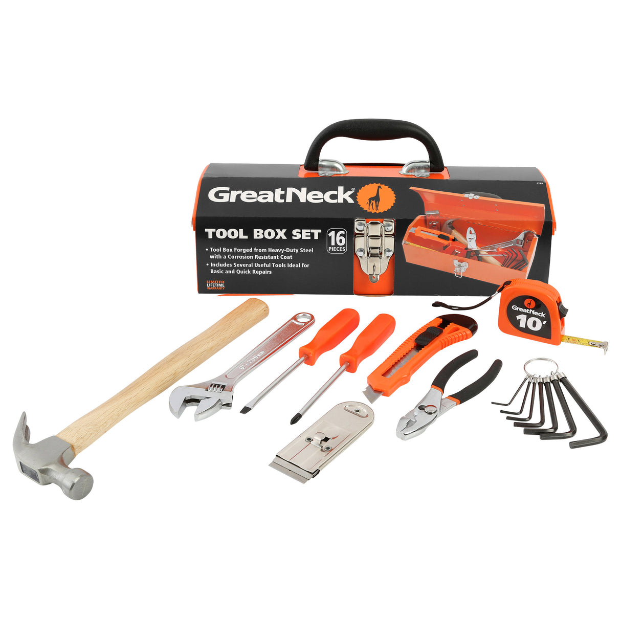 GreatNeck CTB9 16 Tool Box Set Main Image