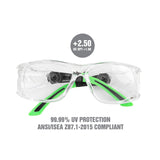 OEMTOOLS 26025 High Definition Multifocal Safety Reading Glasses +2.50 Additional Image 1