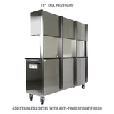 OEMTOOLS OEM24615 72in. 11-Drawer Cabinet and Upper Cabinet - Stainless Steel Additional Image 7