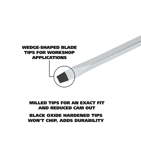 GreatNeck 73034 5/16 x 8 Inch Slotted Square Shank Screwdriver Additional Image 2