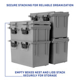 Sheffield 12766 4 PK XL Field Box Set - Gray Additional Image 5