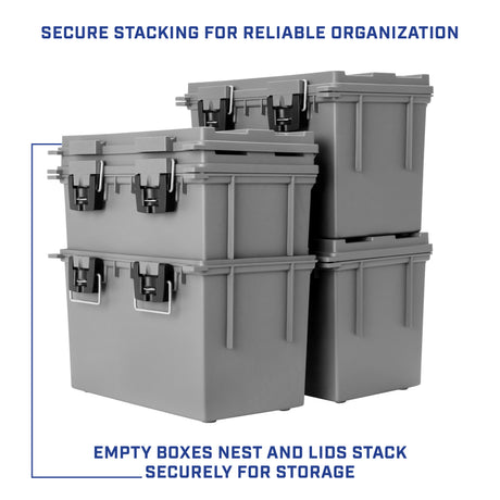Sheffield 12766 4 PK XL Field Box Set - Gray Additional Image 5
