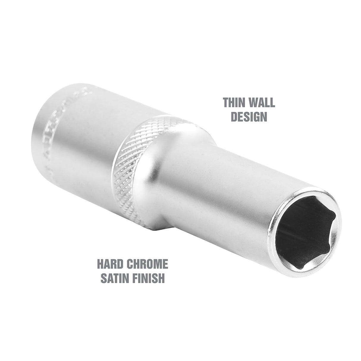 OEMTOOLS 22442 1/2 Inch Drive 6 Pt. Deep Wall Socket (12 mm) Additional Image 2
