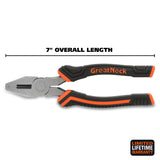 GreatNeck E7C Linesman Pliers (7 Inch) Additional Image 1