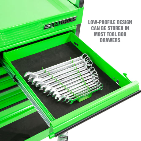 OEMTOOLS 22177 Pro Magnetic Wrench Organizer - Green Additional Image 6