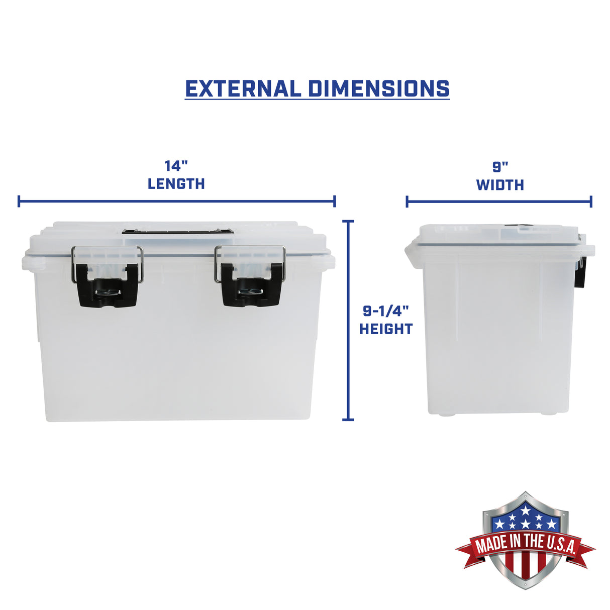 Sheffield 12721 XL Field Box with Lift Out Storage Tray-Frost Additional Image 1