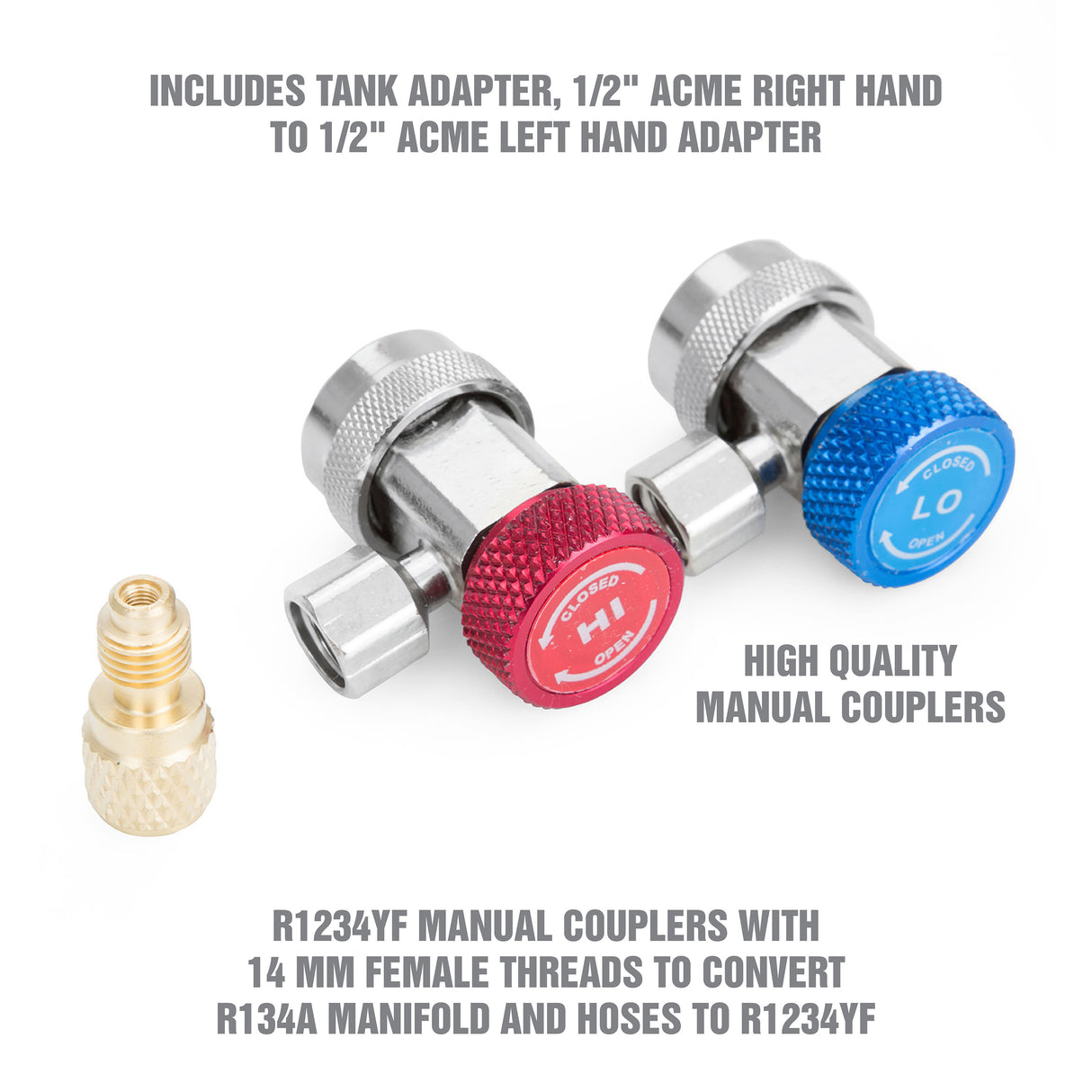 OEMTOOLS 25130 Dual Aluminum Manifold Gauge Set Additional Image 7