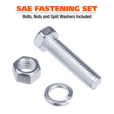 GreatNeck 68234 255-Piece Nut and Bolt Assortment, SAE, Silver Additional Image 1