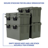 Sheffield 12712 XL Field Box with Lift Out Storage Tray-Olive Drab Green Additional Image 5