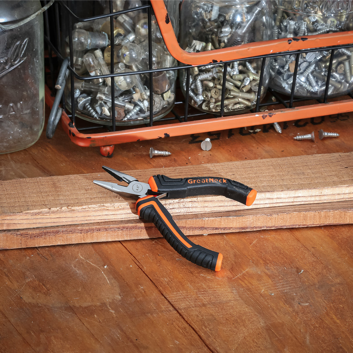 GreatNeck HLS4C Long Nose Pliers with Side Cutter (4-1/2 Inch) Additional Image 6