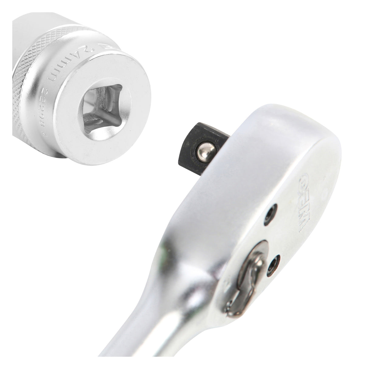 OEMTOOLS 22298 3/8 Inch Drive 6 Pt. Socket (24 mm) Additional Image 3