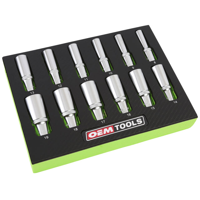 OEMTOOLS 23981 12 Piece 3/8in. Deep Socket Set (Metric) Main Image