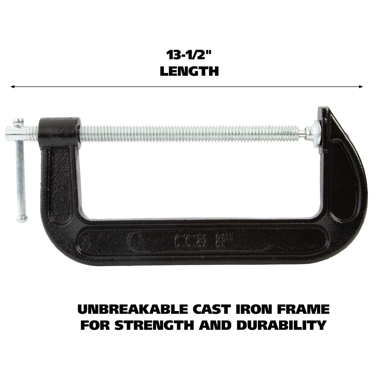 GreatNeck CCC8 C-Clamp (8 Inch) Additional Image 1