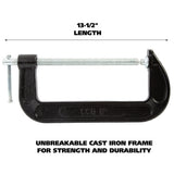 GreatNeck CCC8 C-Clamp (8 Inch) Additional Image 1