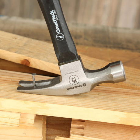 GreatNeck HG16S Fiberglass Straight Claw Hammer (16 Oz.) Additional Image 8