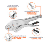 GreatNeck 74230 5-Piece Locking Plier Set Additional Image 2