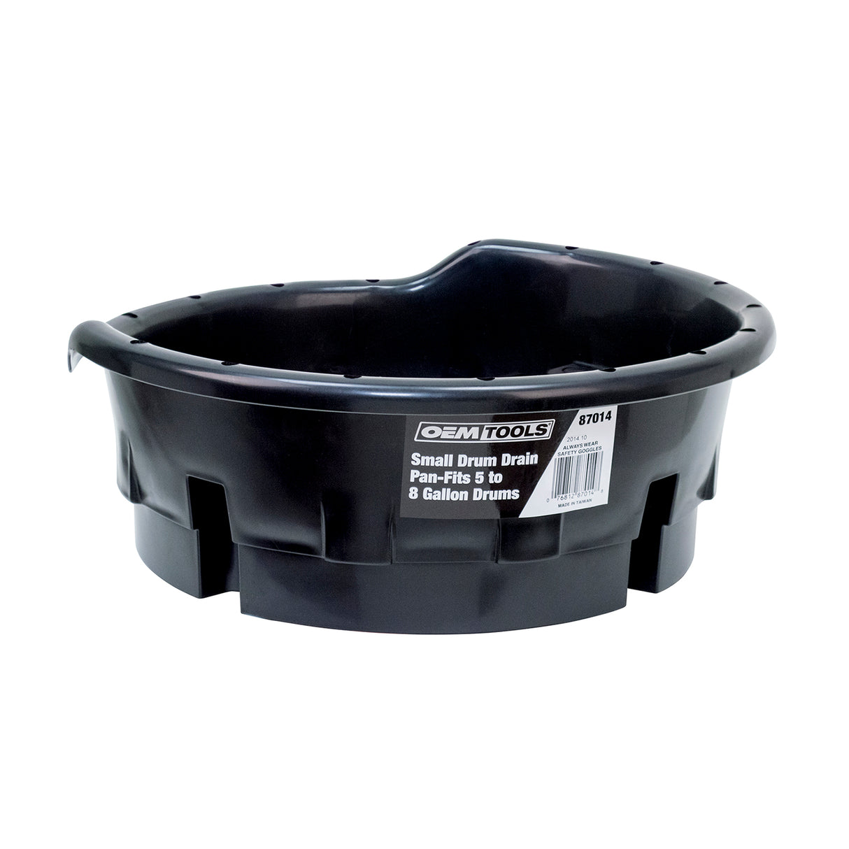 OEMTOOLS 87014 Small Drum Drain Basin - Fits 5 to 8 Gallon Drums Main Image