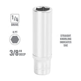 OEMTOOLS 22262 1/4 Inch Drive 6 Pt. Deep Socket (3/8 Inch) Additional Image 1