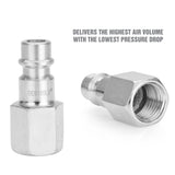 OEMTOOLS 26134 High Flow 14 Piece Coupler & Plug Kit, 1/4in. Body, 1/4in. NPT Additional Image 4