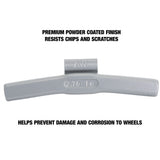 OEMTOOLS 23289 2.75 Oz. AL Style Steel Wheel Weigh t - 1 Box of 25 Additional Image 3