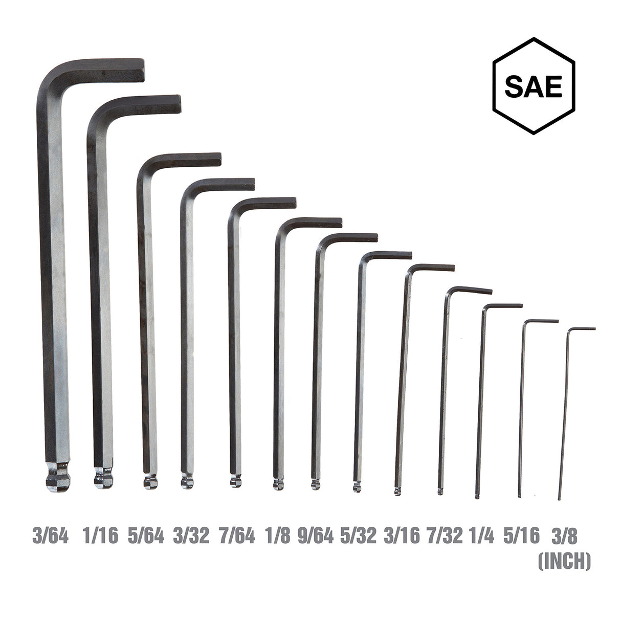 OEMTOOLS 24249 35 Piece SAE, Metric, Star Hex Key Set Additional Image 1