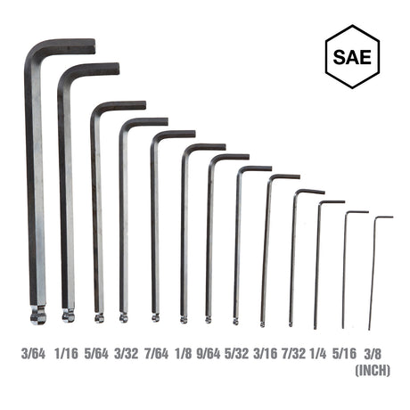 OEMTOOLS 24249 35 Piece SAE, Metric, Star Hex Key Set Additional Image 1