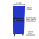 OEMTOOLS 24741 Professional Series 72 Inch Chest and Cabinet Set - Blue Additional Image 2