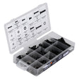 GreatNeck 68233 255-Piece Nut and Bolt Assortment, MM, Black Main Image