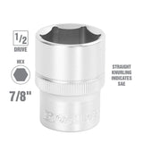 OEMTOOLS 22366  1/2in. Drive Socket (7/8 Inch) Additional Image 1