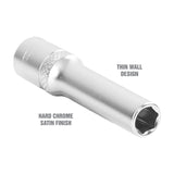 OEMTOOLS 22270 6 mm 1/4 Inch Drive Deep Socket Additional Image 2