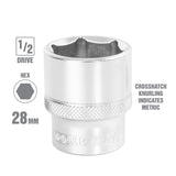 OEMTOOLS 22408 28 mm 1/2 Inch Drive Socket Additional Image 1