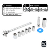 GreatNeck SCS52 Multi-Drive Socket and Ratchet Set Additional Image 3