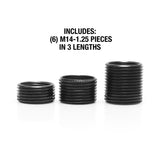 OEMTOOLS 25648 Spark Plug Thread Repair Insert - Metric M14 - 1.25 (6 Piece) Additional Image 2