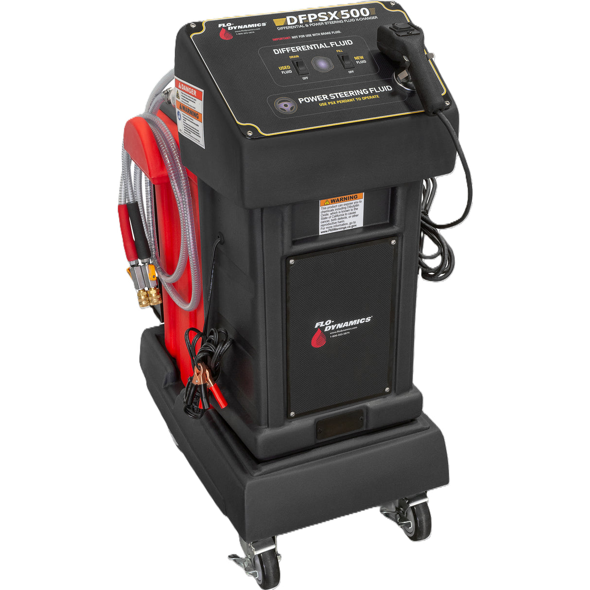Flo-Dynamics DFPSX-500 Differential & Power Steering Fluid X-Changer, 12V, Dual Pump System, 11 Ft. Pendant Main Image