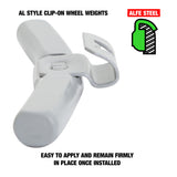 OEMTOOLS 23302 3.0 Oz. AL Style Steel Wheel Weigh t - 1 Box of 25 Additional Image 2