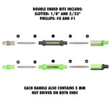 OEMTOOLS 26548 2-Pack 6-Way Pocket Screwdrivers Additional Image 3